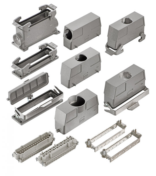 New Han® solutions for optimum transmission density, installation space savings and EMC-shielded signal transmission